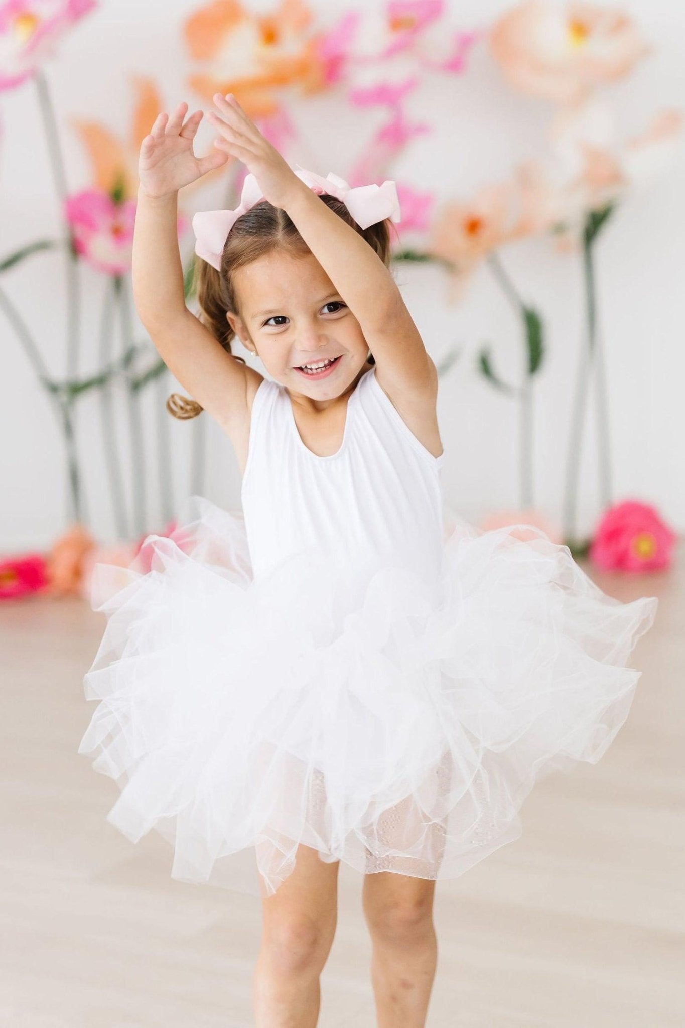 White Tank Tutu Leotard - Blissfully Lavender BoutiqueMila & Rose ®