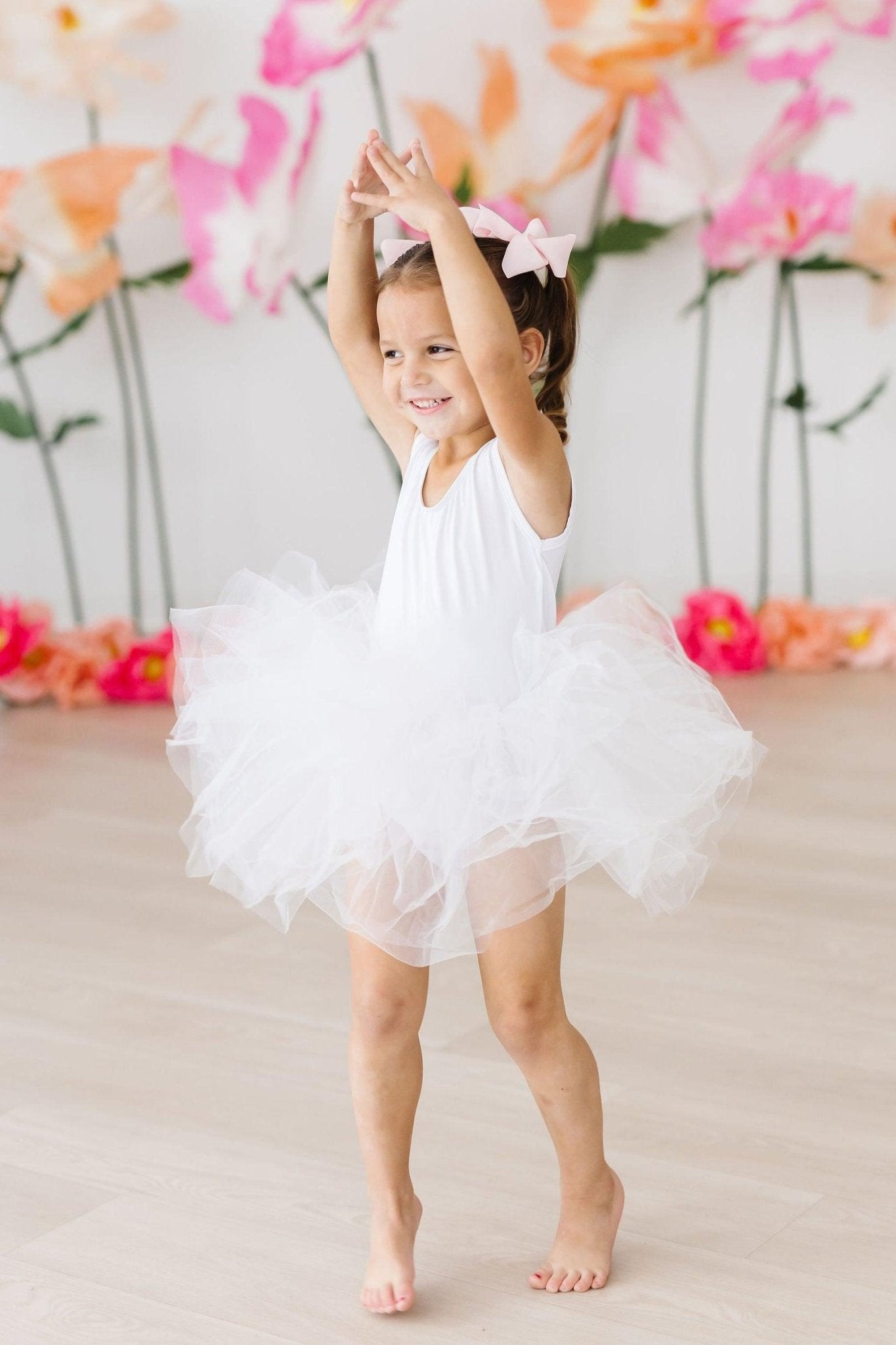 White Tank Tutu Leotard - Blissfully Lavender BoutiqueMila & Rose ®