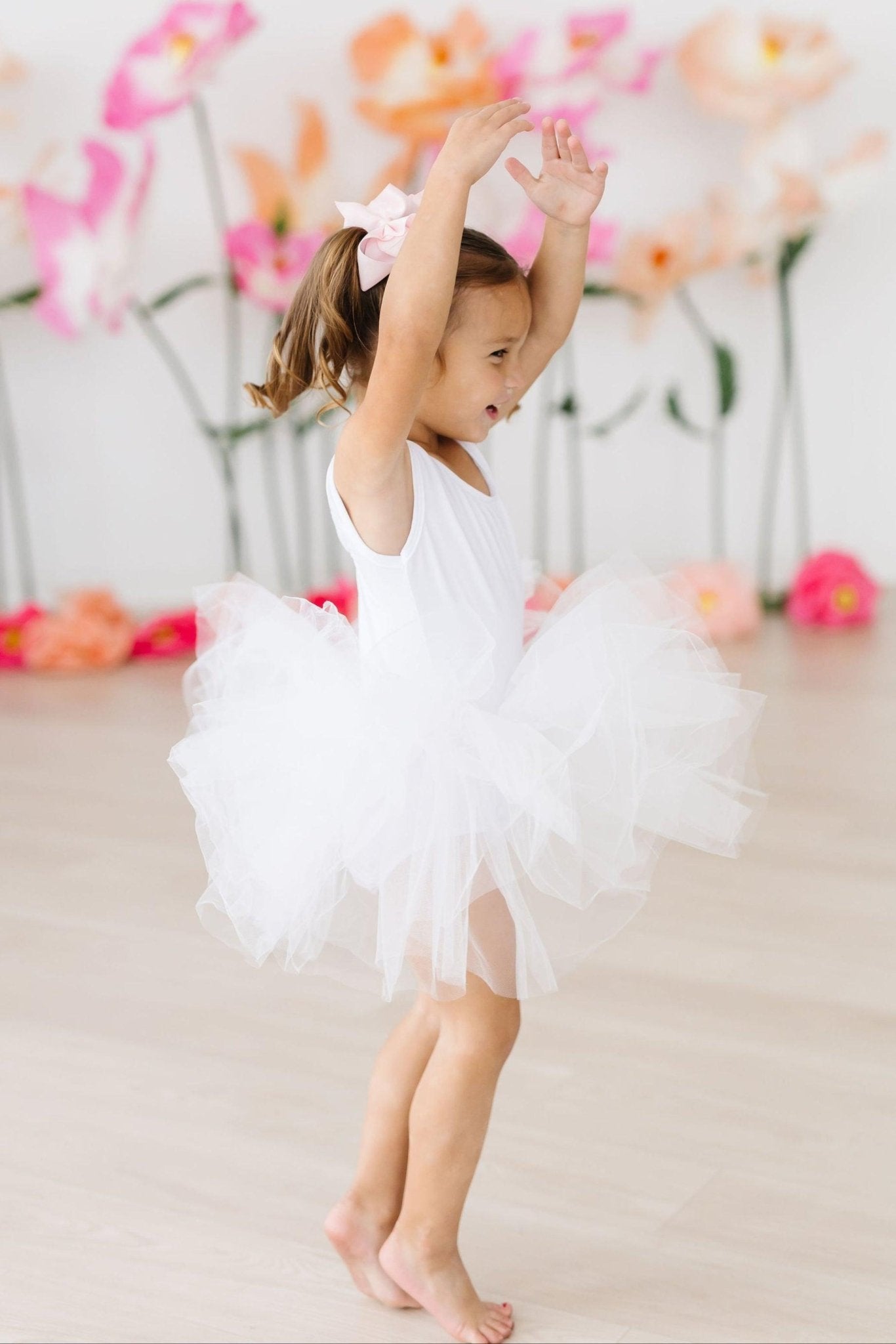 White Tank Tutu Leotard - Blissfully Lavender BoutiqueMila & Rose ®