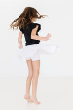 White Twirl Skort - Blissfully Lavender BoutiqueMila & Rose ®