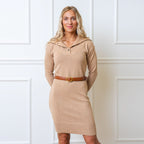 Wide Collar Belted Organic Sweater Dress - Blissfully Lavender BoutiqueHope & Henry