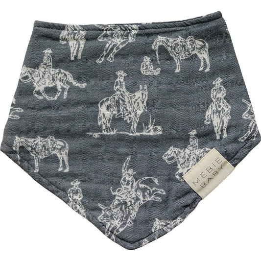 Wild West Muslin Baby Bib - Blissfully Lavender BoutiqueMebie Baby