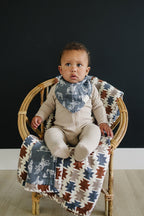 Wild West Muslin Baby Bib - Blissfully Lavender BoutiqueMebie Baby