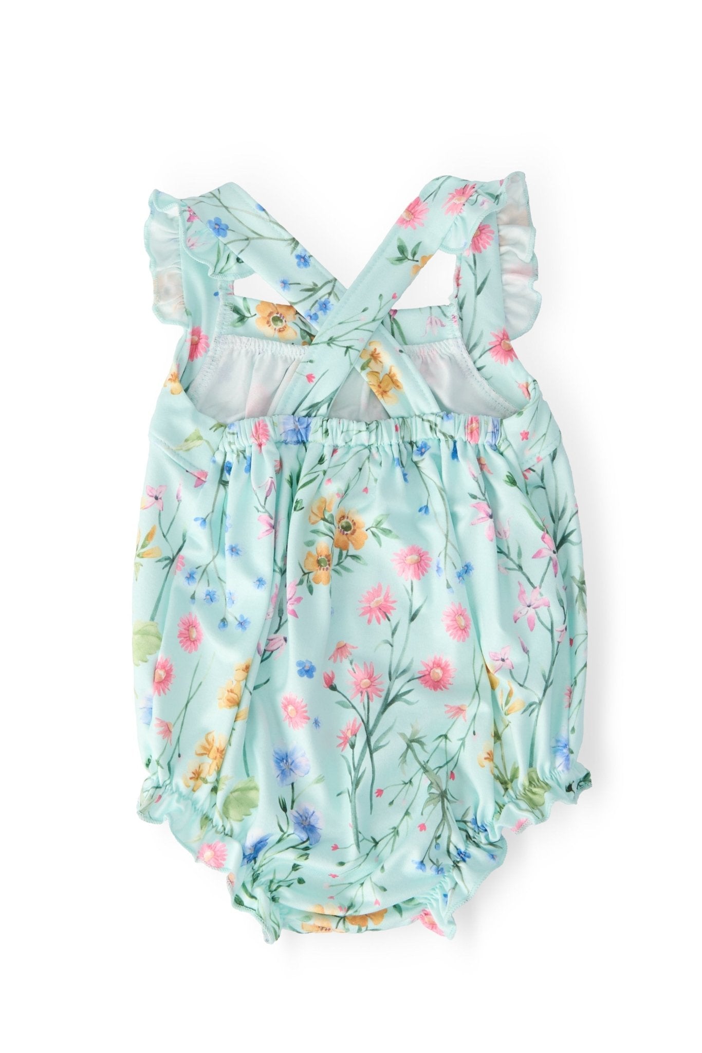 Wild Woods Ruffle Cross Back Romper - Blissfully Lavender BoutiqueMila & Rose ®