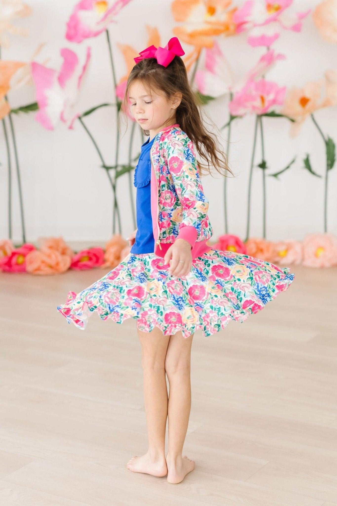 Wildflower Wishes Ruffle Twirl Skort - Blissfully Lavender BoutiqueMila & Rose ®