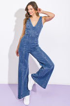 Women’s Denim Jumpsuit - Blissfully Lavender BoutiqueFlying Tomato