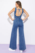 Women’s Denim Jumpsuit - Blissfully Lavender BoutiqueFlying Tomato