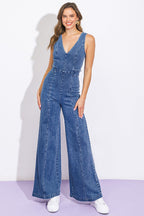 Women’s Denim Jumpsuit - Blissfully Lavender BoutiqueFlying Tomato