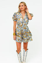 Women’s Elastic Waist Mini Dress - Blissfully Lavender BoutiqueBuddyLove Clothing Label