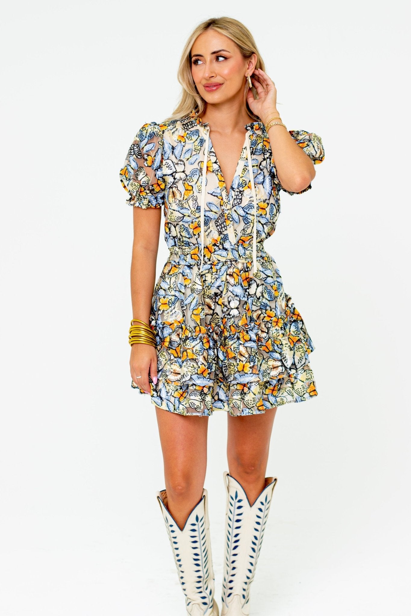 Women’s Elastic Waist Mini Dress - Blissfully Lavender BoutiqueBuddyLove Clothing Label