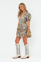 Women’s Elastic Waist Mini Dress - Blissfully Lavender BoutiqueBuddyLove Clothing Label