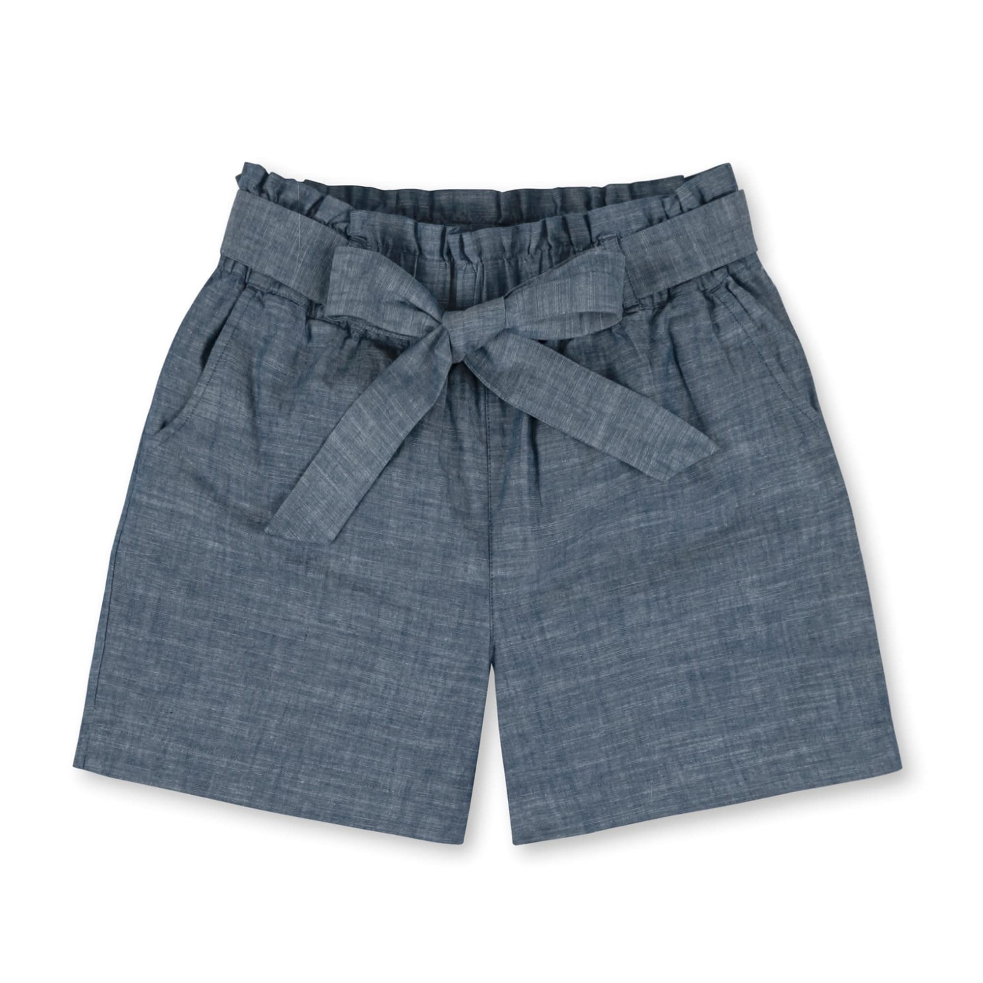 Women’s Organic Cotton Chambray Paperbag Shorts - Blissfully Lavender BoutiqueHope & Henry