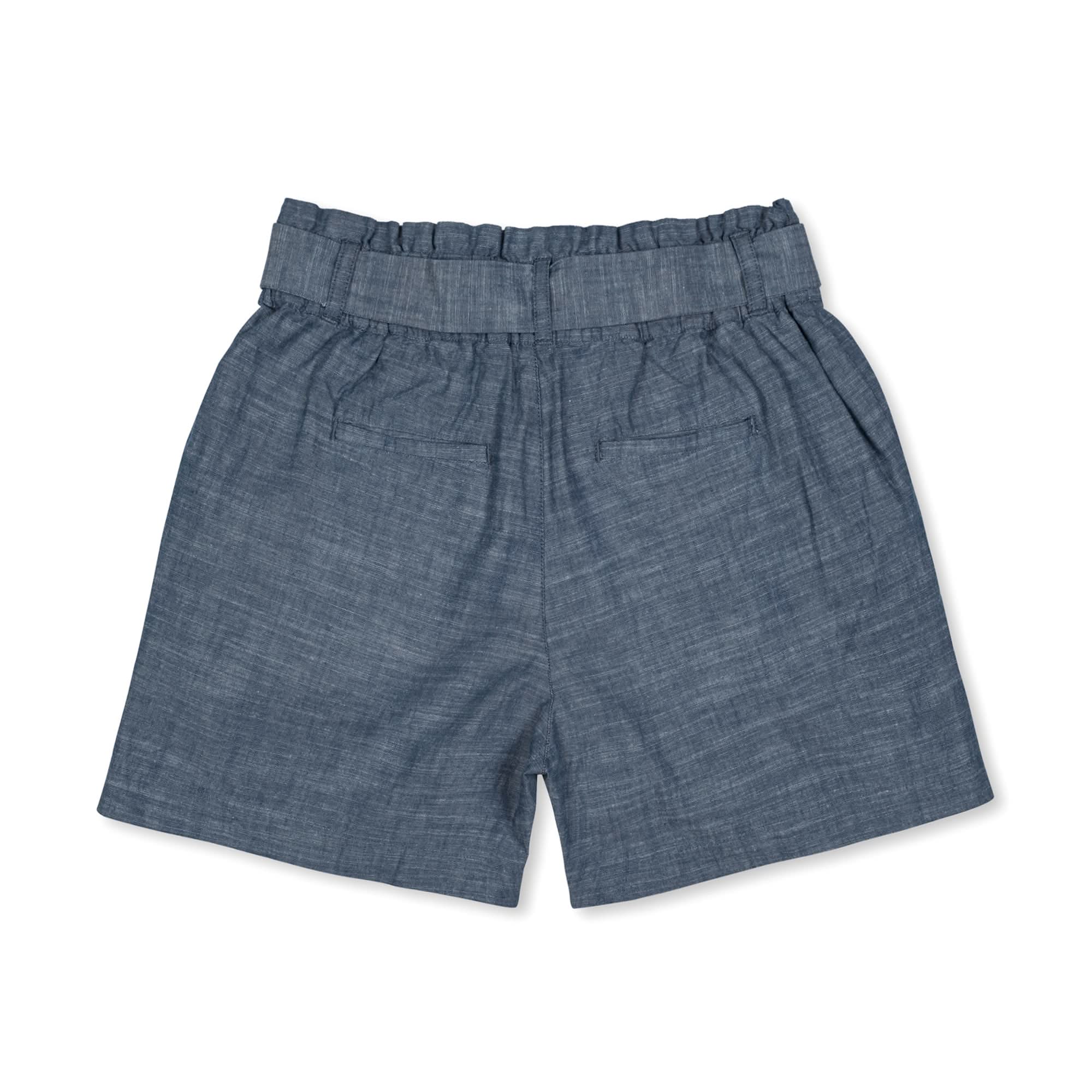 Women’s Organic Cotton Chambray Paperbag Shorts - Blissfully Lavender BoutiqueHope & Henry