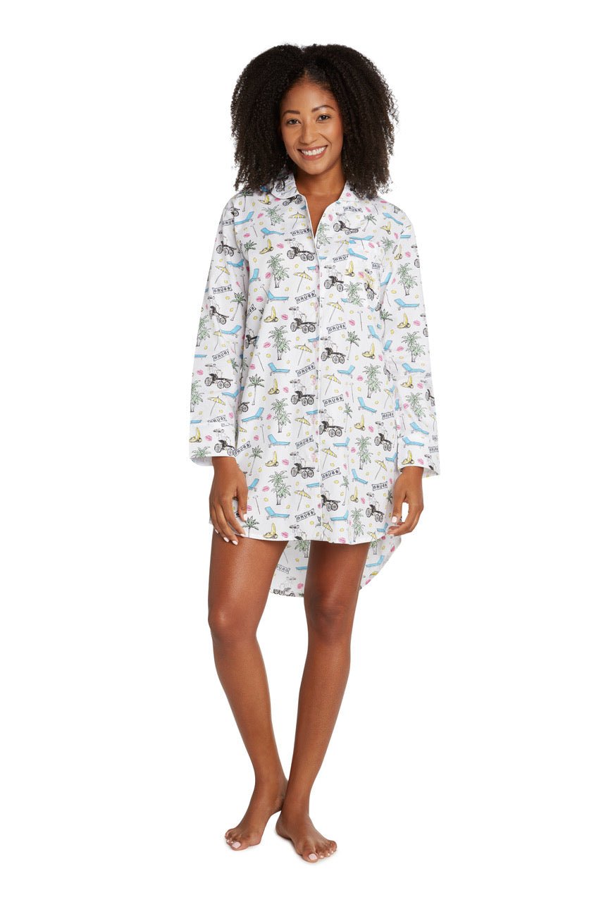 Women's Parker Night Shirt - Blissfully Lavender BoutiqueSant and Abel