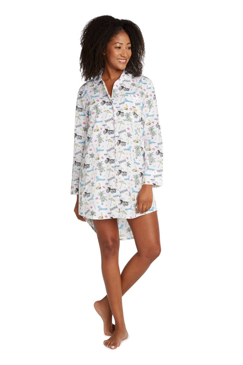 Women's Parker Night Shirt - Blissfully Lavender BoutiqueSant and Abel