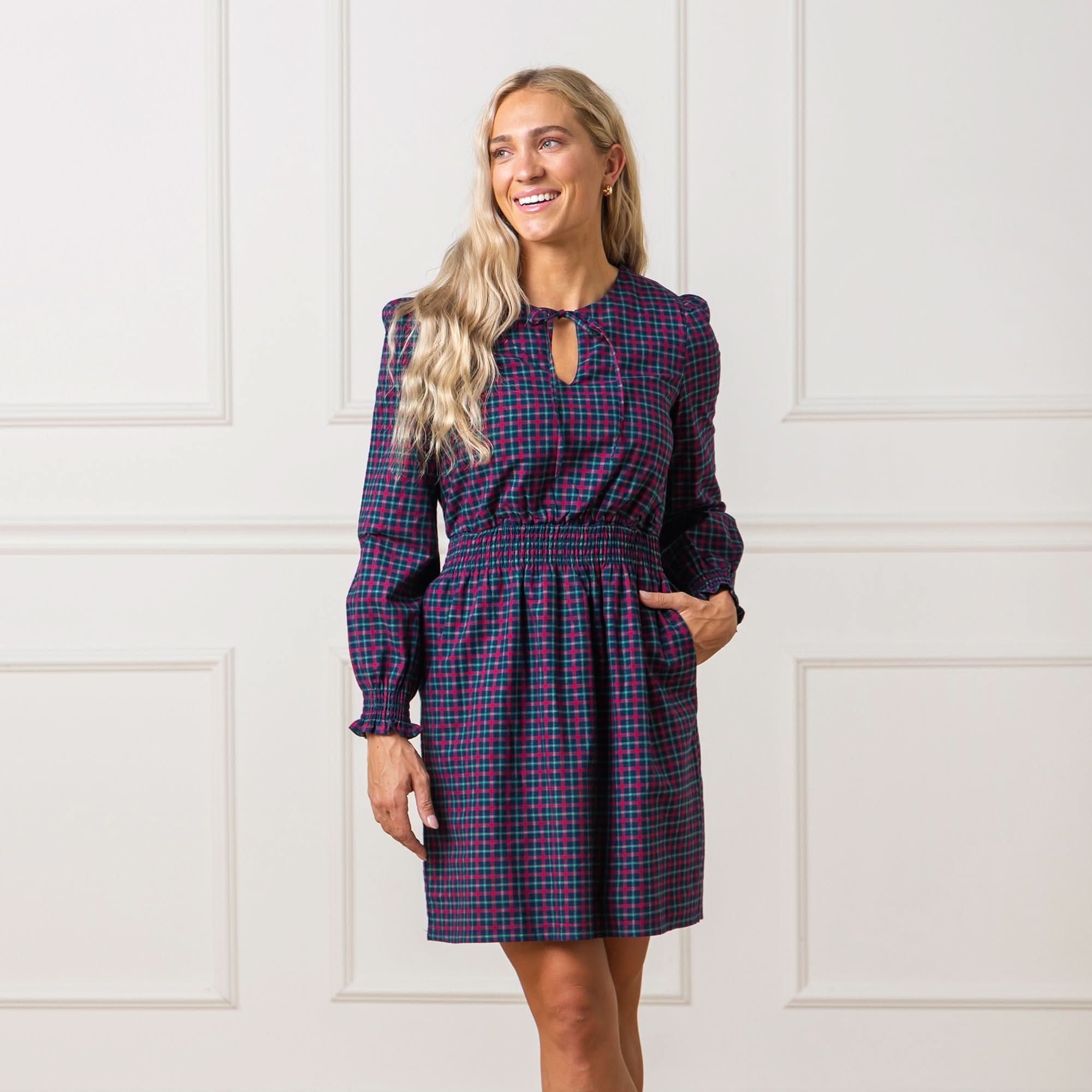 Women's Smocked Keyhole Dress - Blissfully Lavender BoutiqueHope & Henry