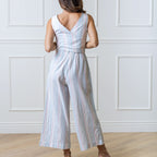 Women's Tie - Waist Wide Leg Jumpsuit - Blissfully Lavender BoutiqueHope & Henry