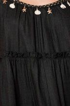 Women’s Woven Black Mini Dress - Blissfully Lavender BoutiqueFlying Tomato