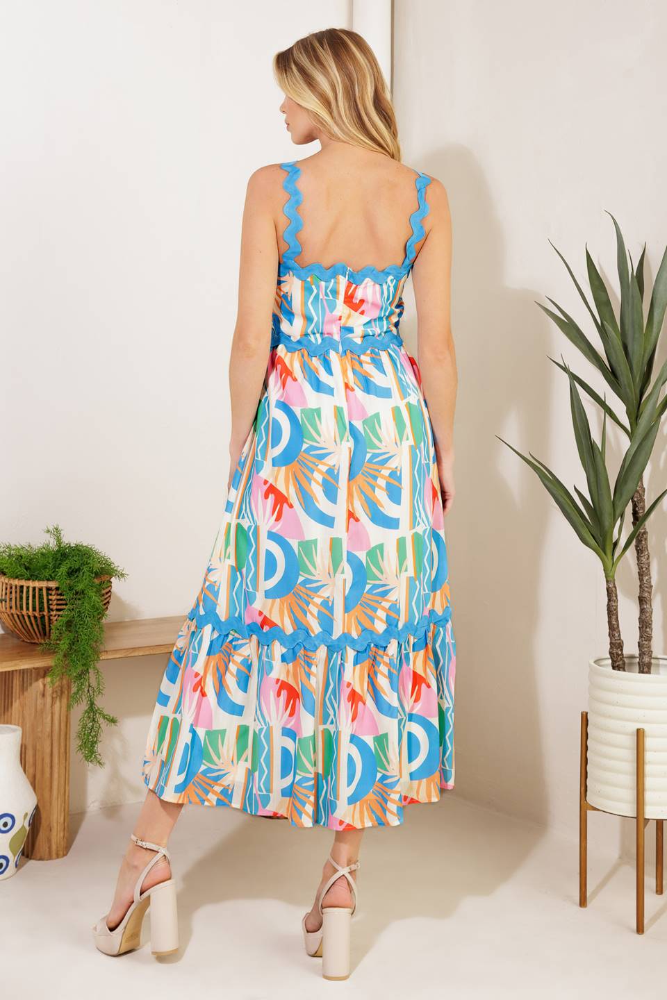Women’s Woven Midi Dress - Blissfully Lavender BoutiqueFlying Tomato
