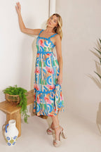 Women’s Woven Midi Dress - Blissfully Lavender BoutiqueFlying Tomato