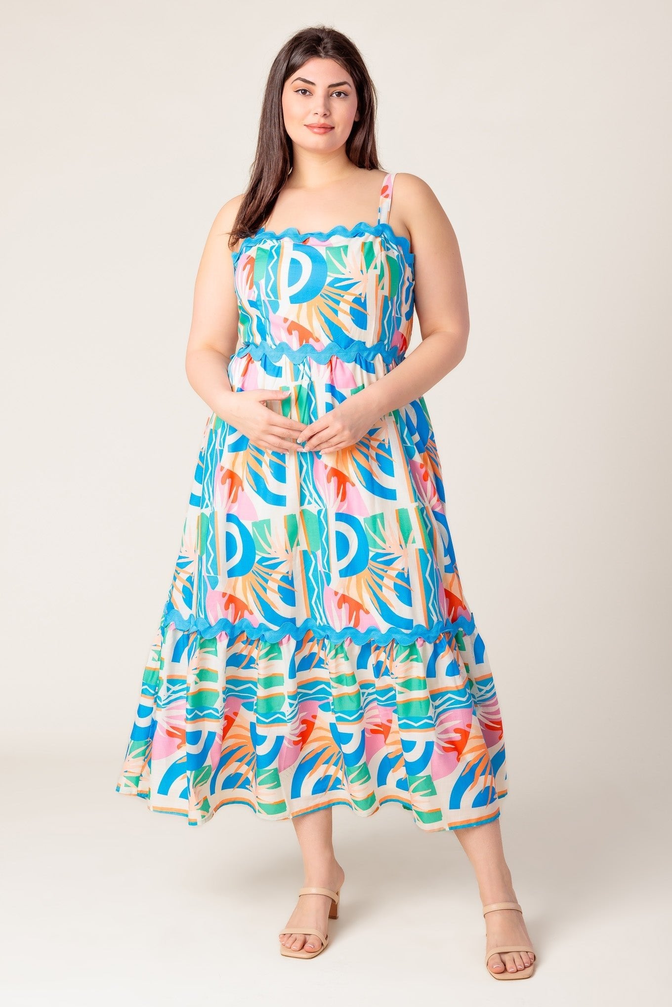 Women’s Woven Midi Dress - Blissfully Lavender BoutiqueFlying Tomato