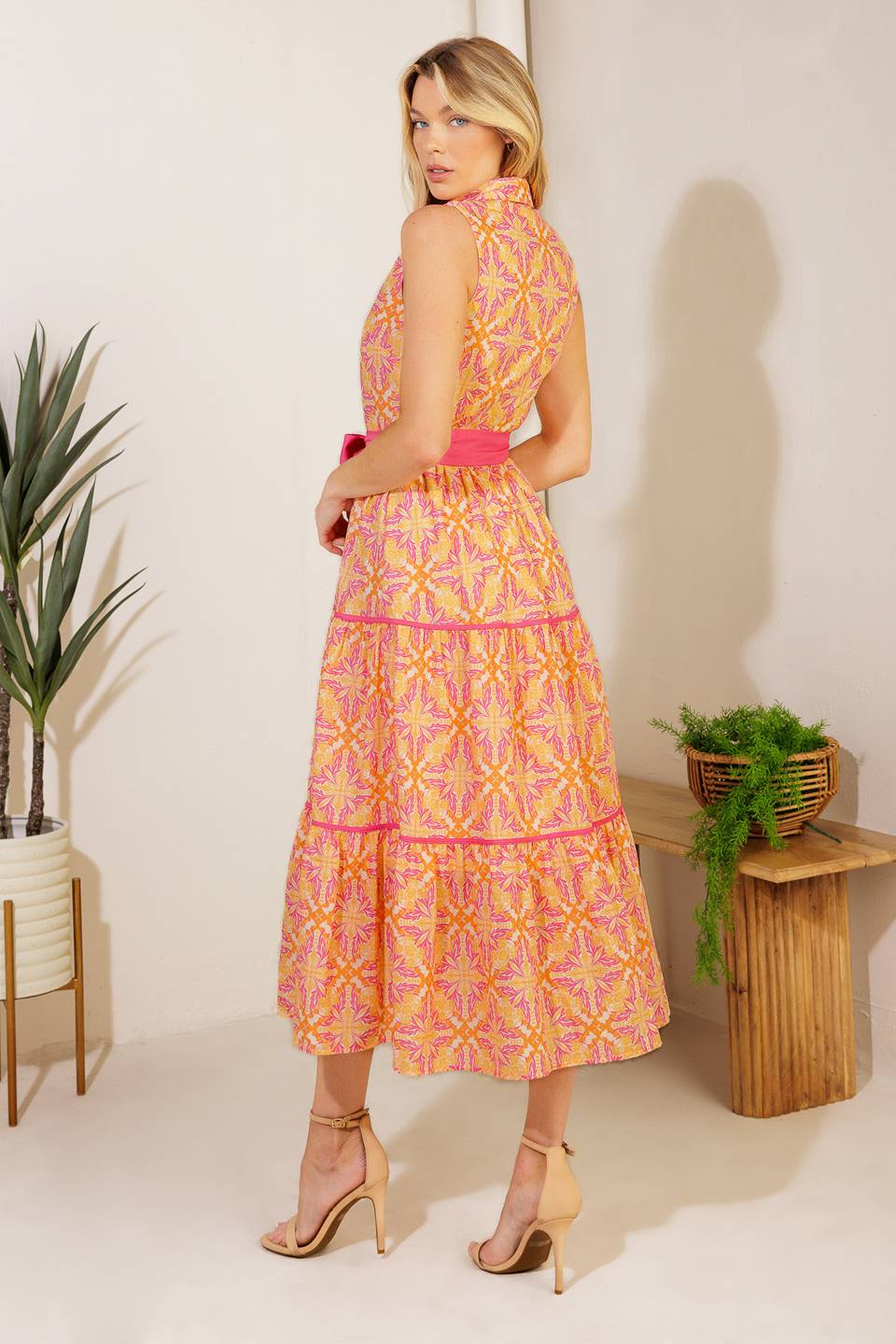 Women’s Woven Midi Dress - Blissfully Lavender BoutiqueFlying Tomato