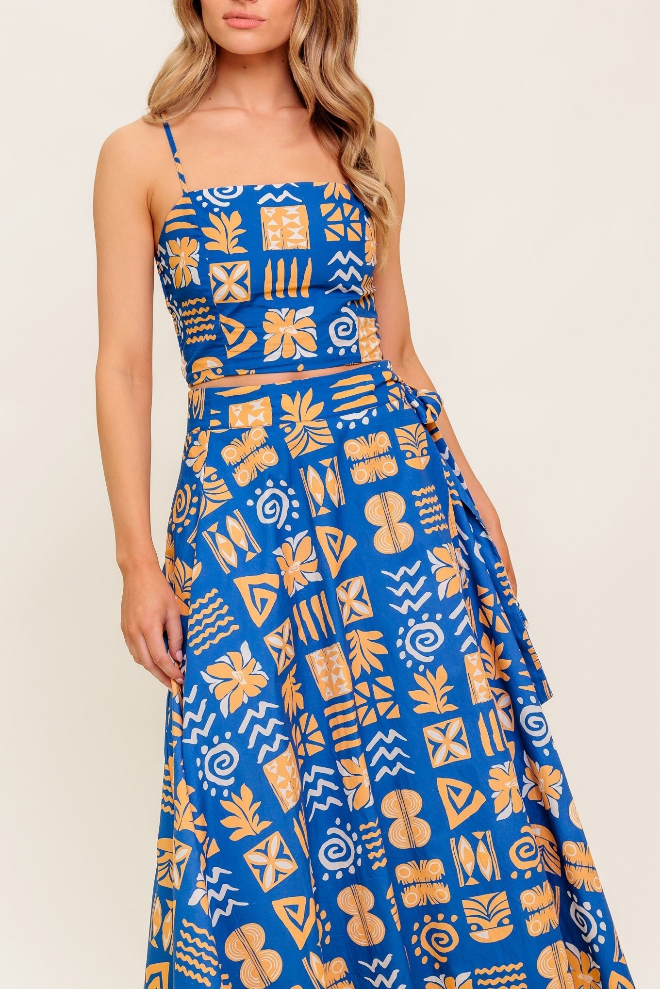 Women’s Woven Top and Skirt Set - Blissfully Lavender BoutiqueFlying Tomato