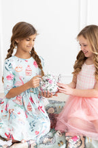 Wonderland 3/4 Sleeve Pocket Twirl Dress - Blissfully Lavender BoutiqueMila & Rose ®