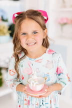 Wonderland 3/4 Sleeve Pocket Twirl Dress - Blissfully Lavender BoutiqueMila & Rose ®