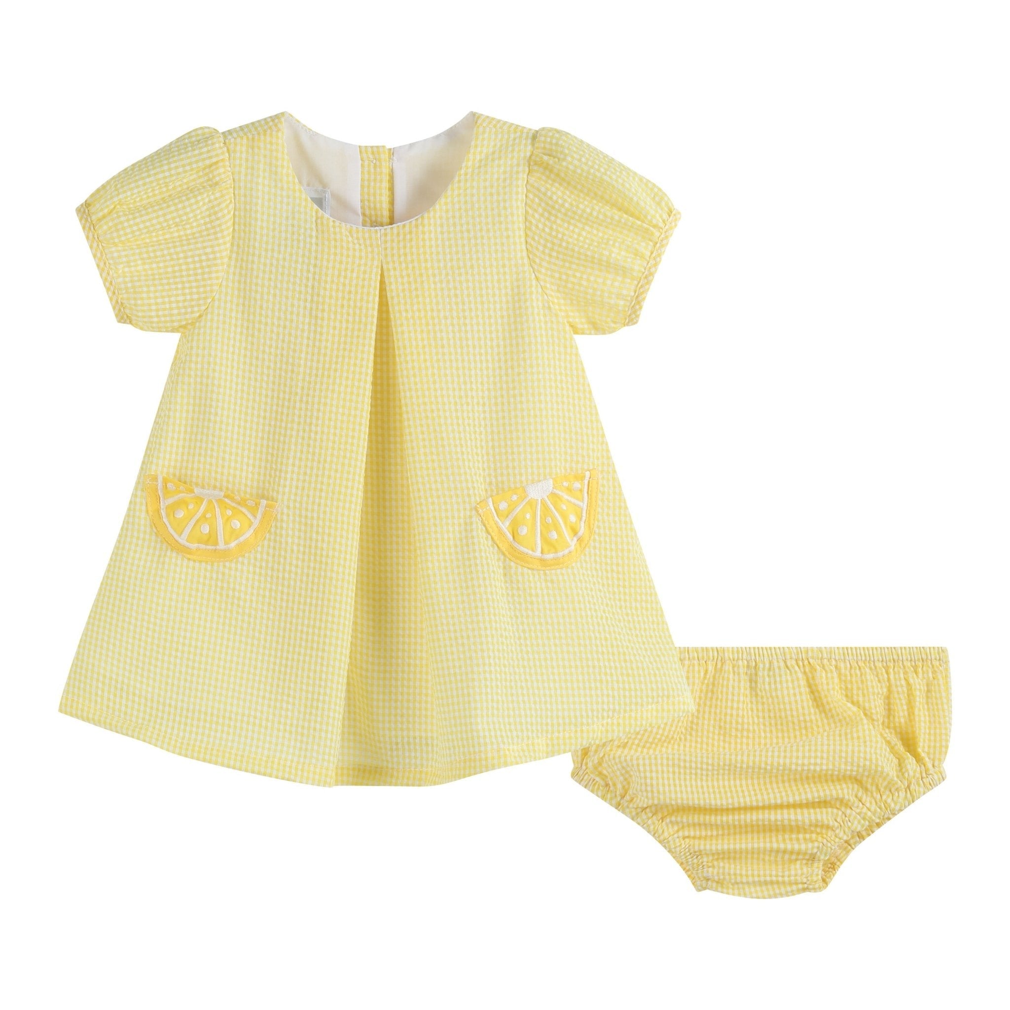 Lemon Dress with Bloomers