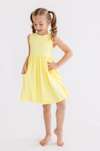 Yellow Tank Pocket Twirl Dress - Blissfully Lavender BoutiqueMila & Rose ®