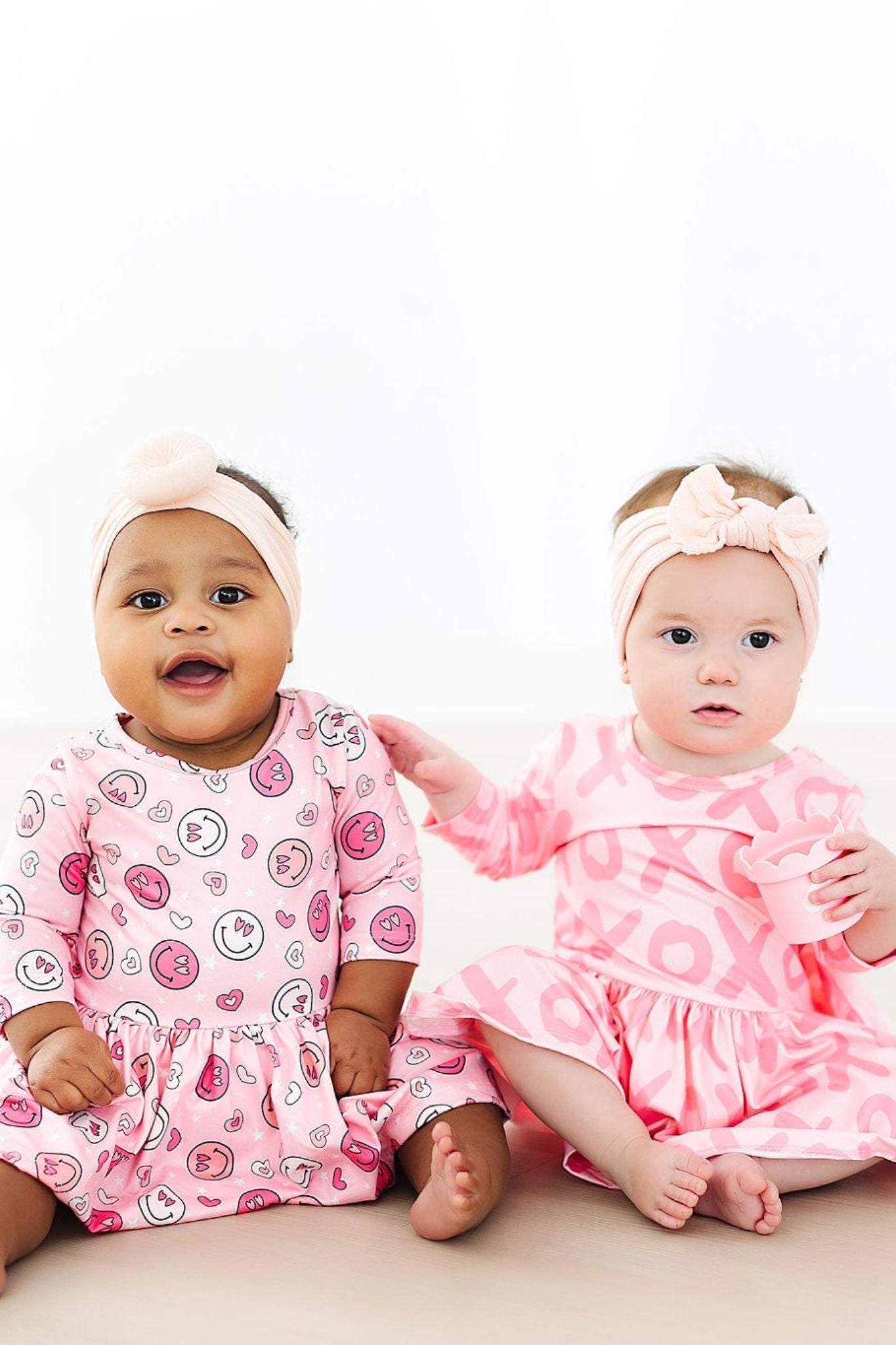 You Make Me Happy 3/4 Sleeve Twirl Bodysuit - Blissfully Lavender BoutiqueMila & Rose ®