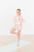 Zen Pink Active Shorty Shorts - Blissfully Lavender BoutiqueMila & Rose ®