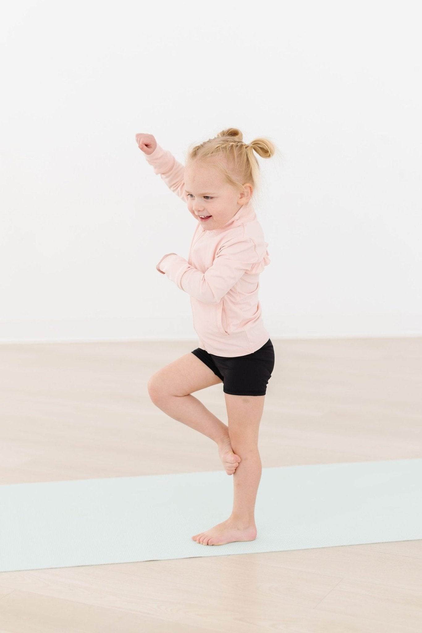Zen Pink Full - Zip Ruffle Active Jacket - Blissfully Lavender BoutiqueMila & Rose ®