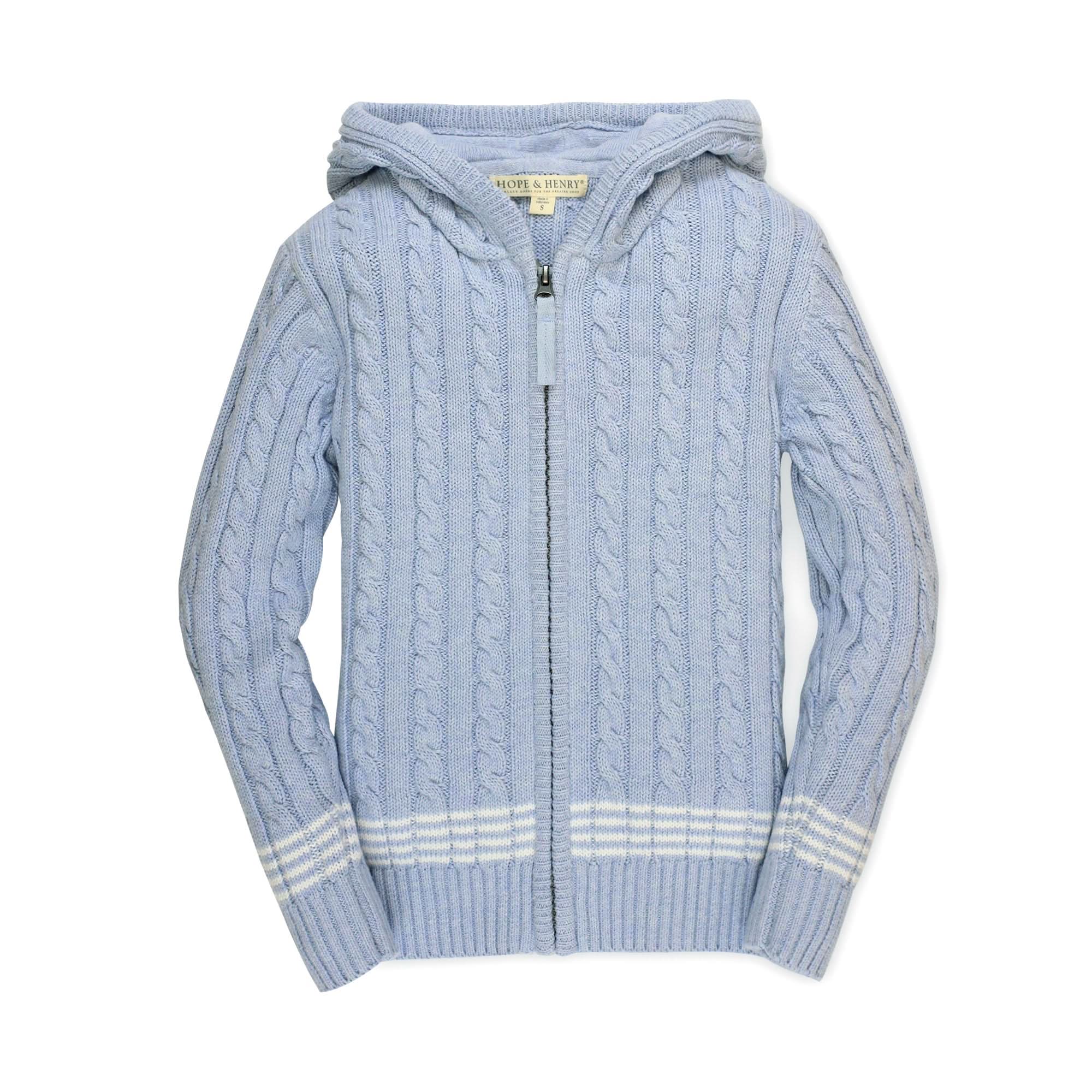 Zip - Up Textured Sweater - Blissfully Lavender BoutiqueHope & Henry