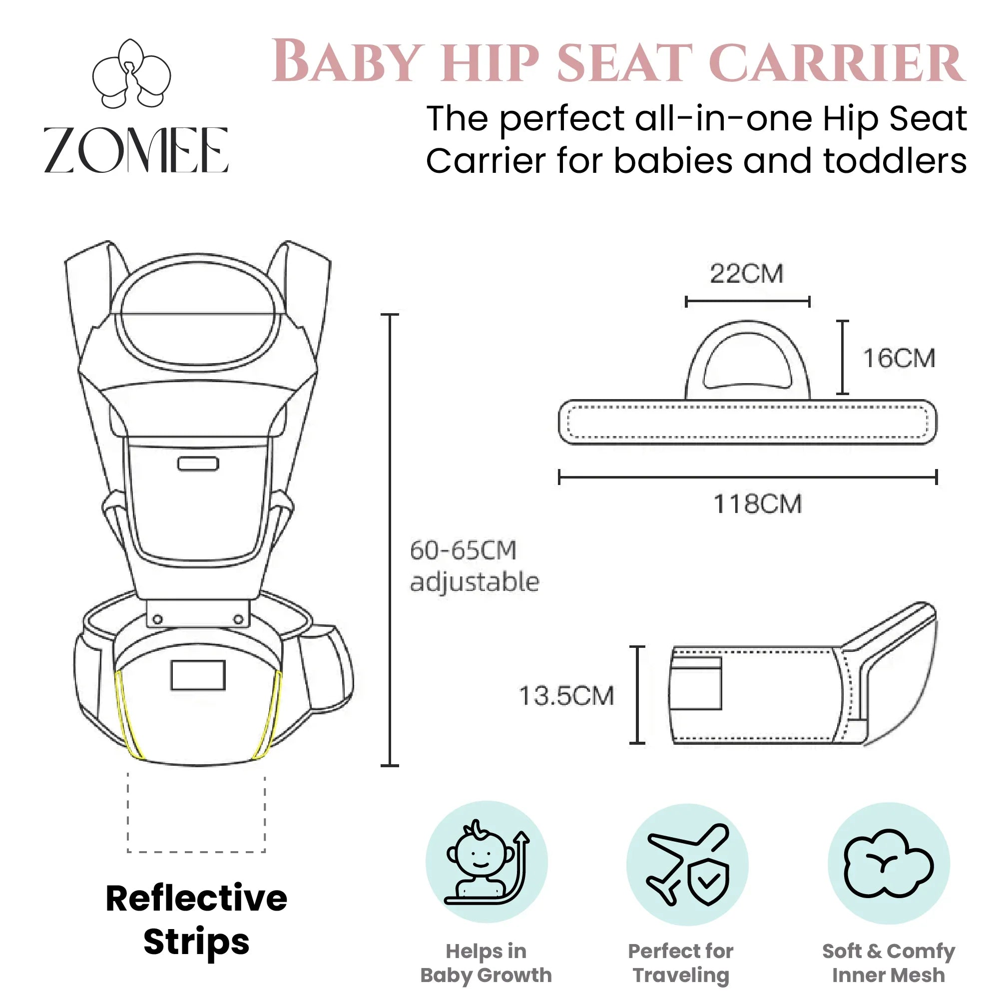 Zomee Baby Carrier with Hip Seat - Blissfully Lavender BoutiqueZomee Breast Pumps