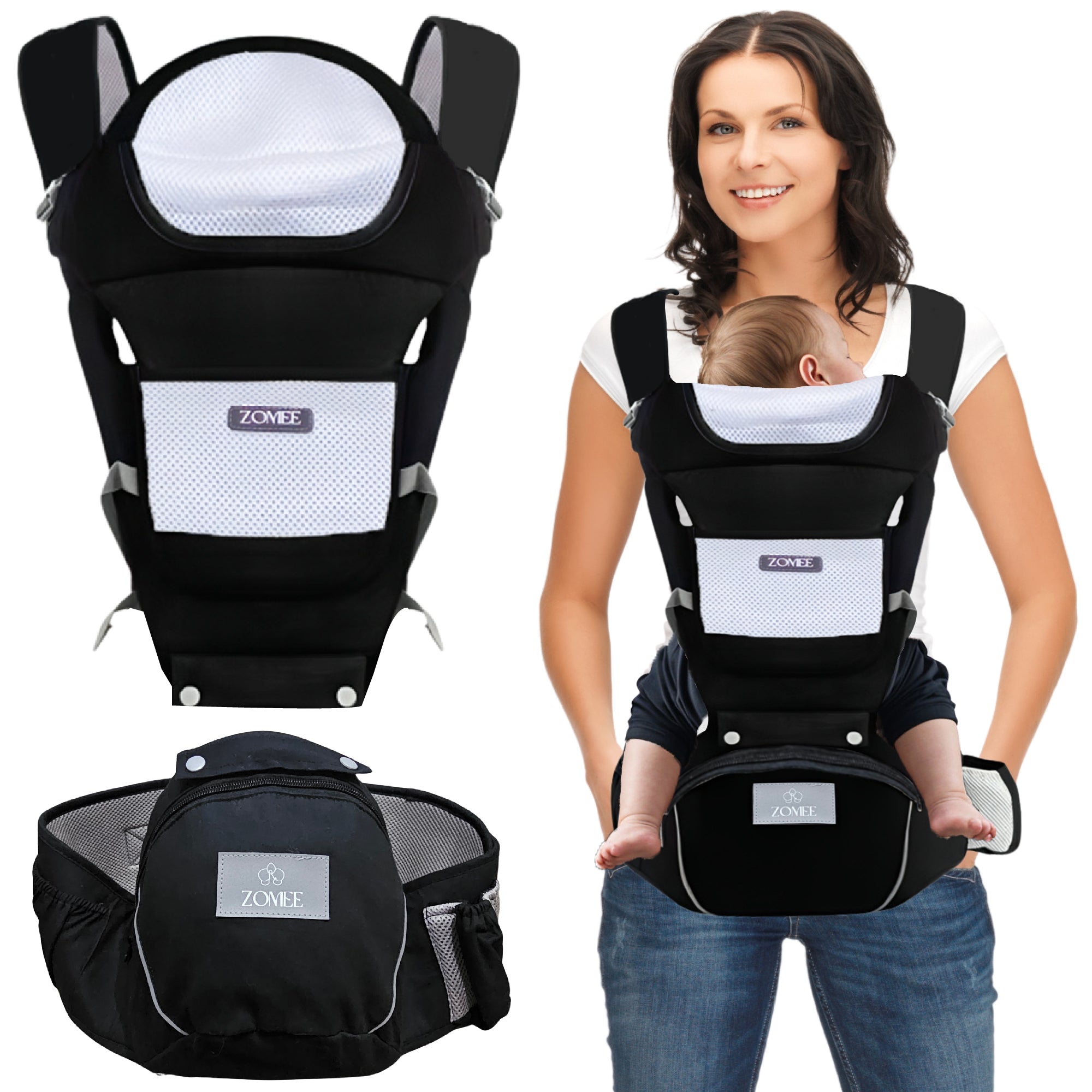 Zomee Baby Carrier with Hip Seat - Blissfully Lavender BoutiqueZomee Breast Pumps
