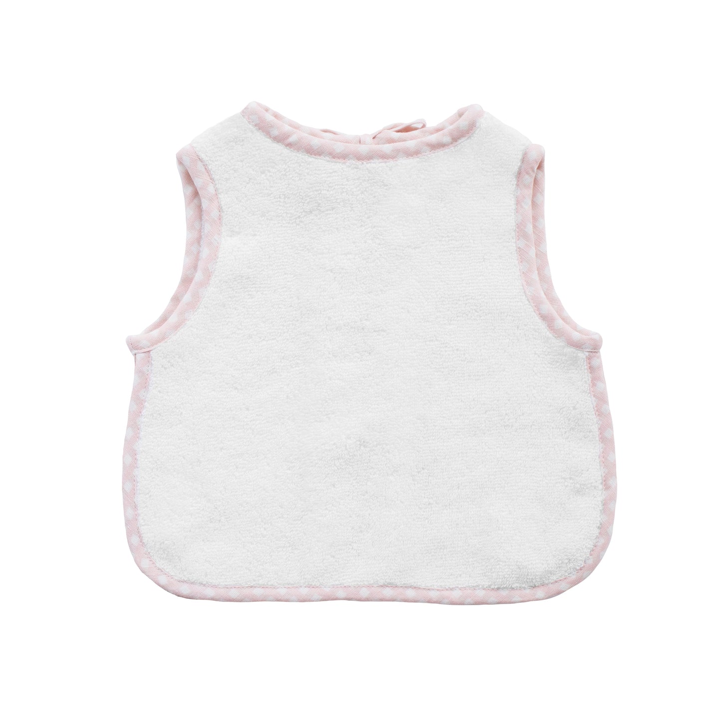 Baby Apron Bib | Dusty Pink Gingham