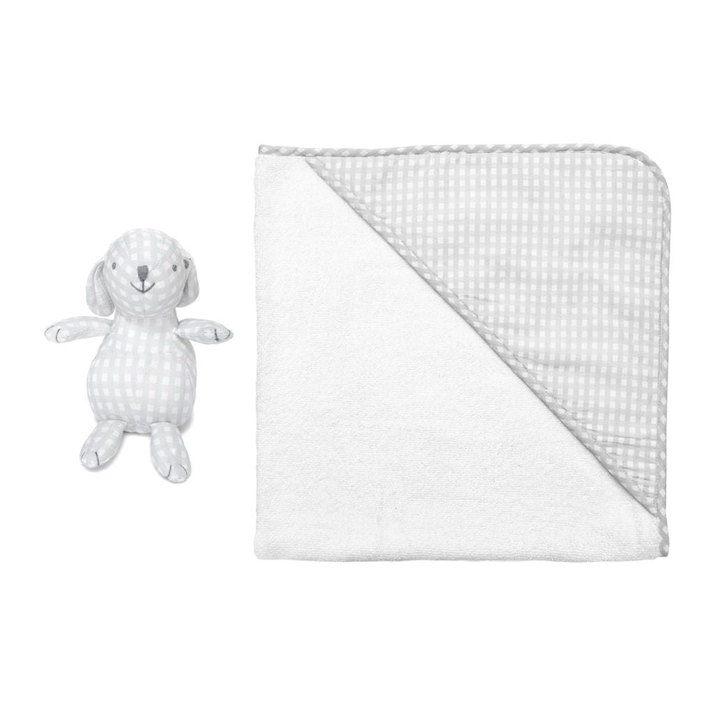 Baby Hooded Towel and Bunny Set