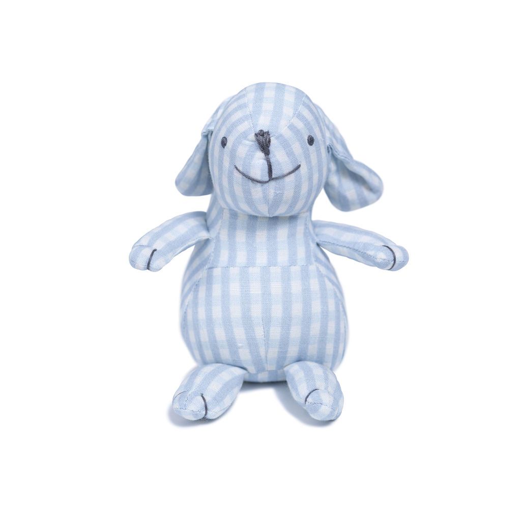 Louelle. bunny | pale blue gingham