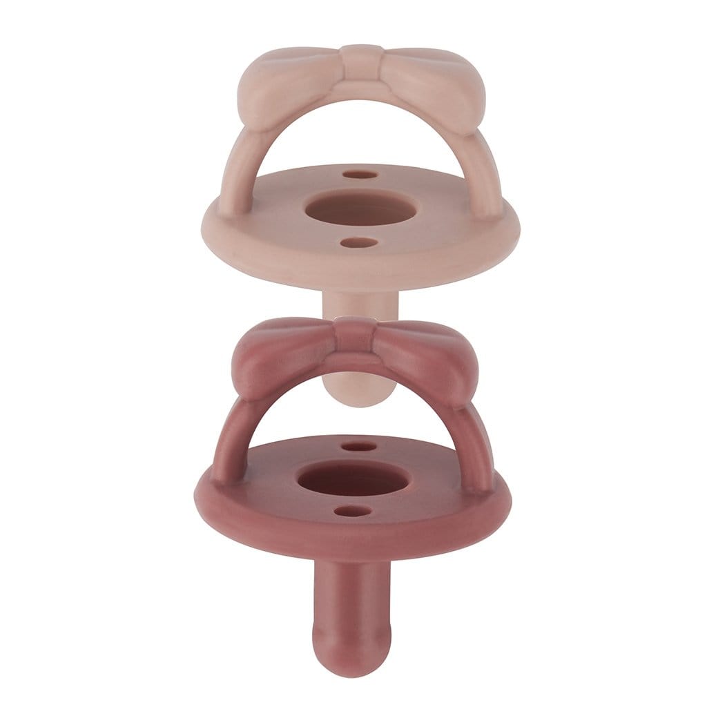 Clay + Rosewood Sweetie Soother™ Pacifier Set