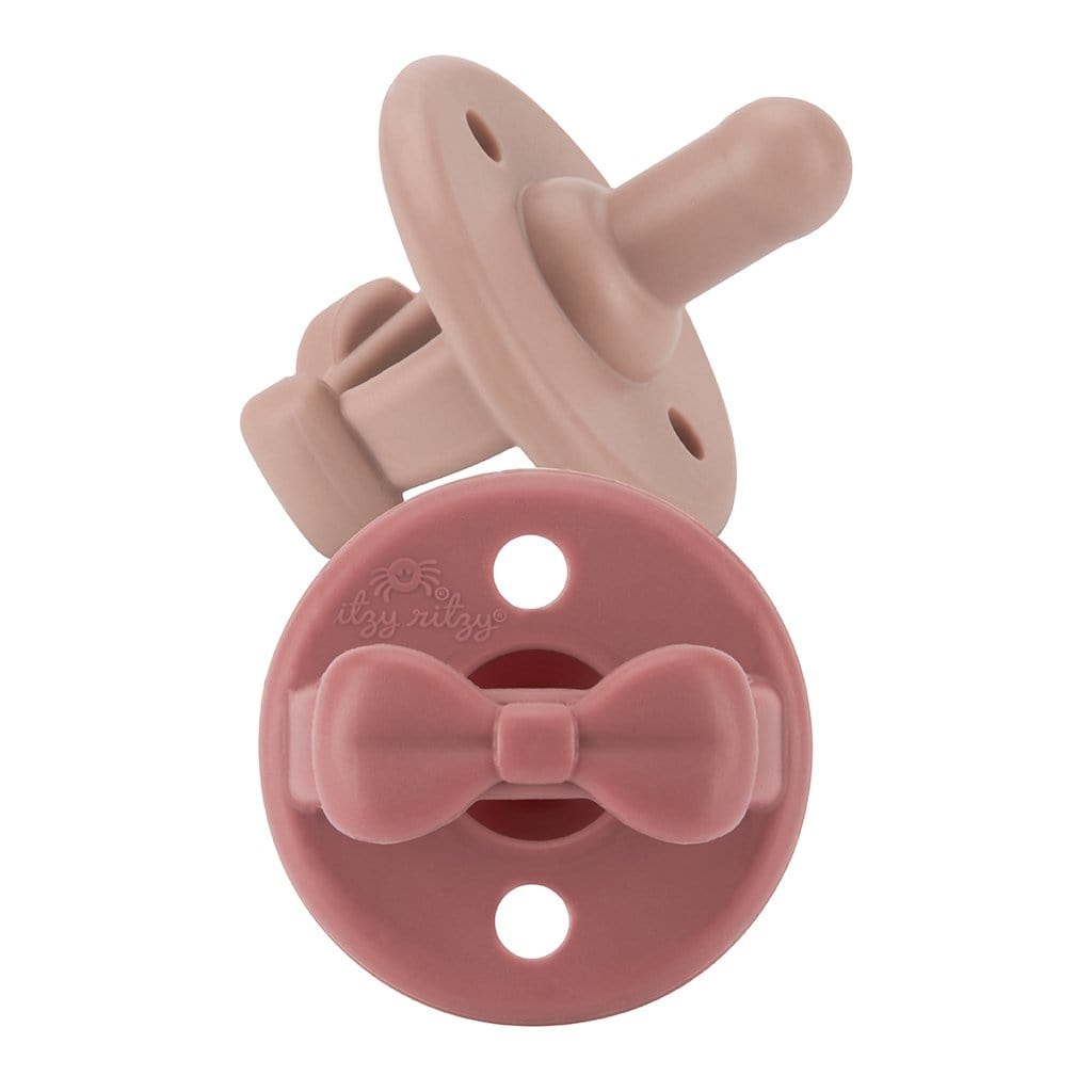 Clay + Rosewood Sweetie Soother™ Pacifier Set