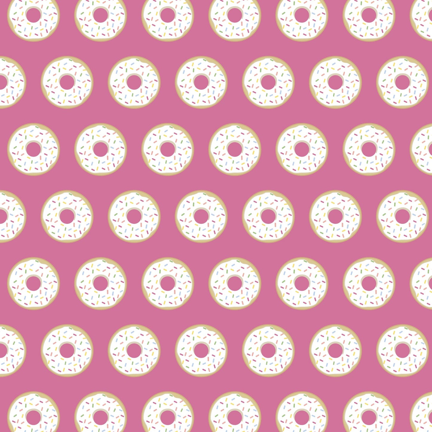 Girls' Alden Pima Cotton Pajama Pant Set - Donuts Pink