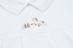 Baby Boy Rodeo Horse Bubble Romper, White
