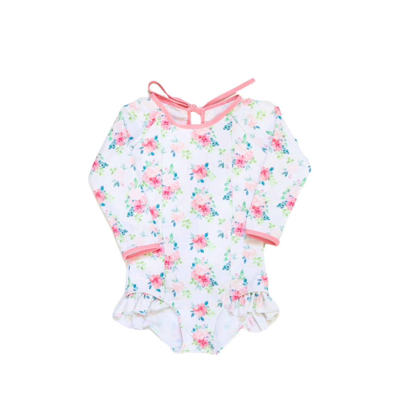 Girls Floral Seasons One Piece Swimsuit