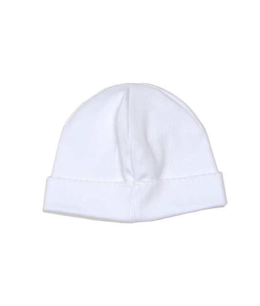 Baby White Pima Cotton Hat