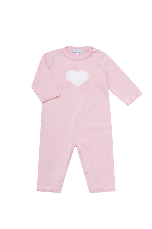 Baby Girl Heart Knit Bodysuit