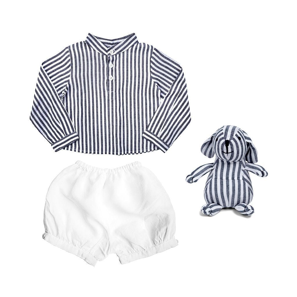 Louelle Baby Outfit and Bunny Gift Set