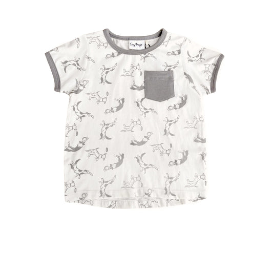 Boys Putty Dogs Jersey Pocket Tee