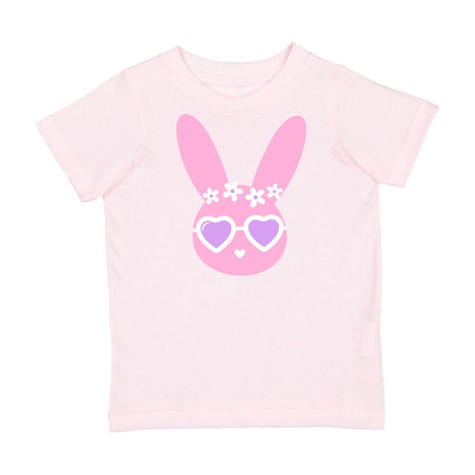 Girls Bunny Babe Short Sleeve Shirt - Kids Easter Tee